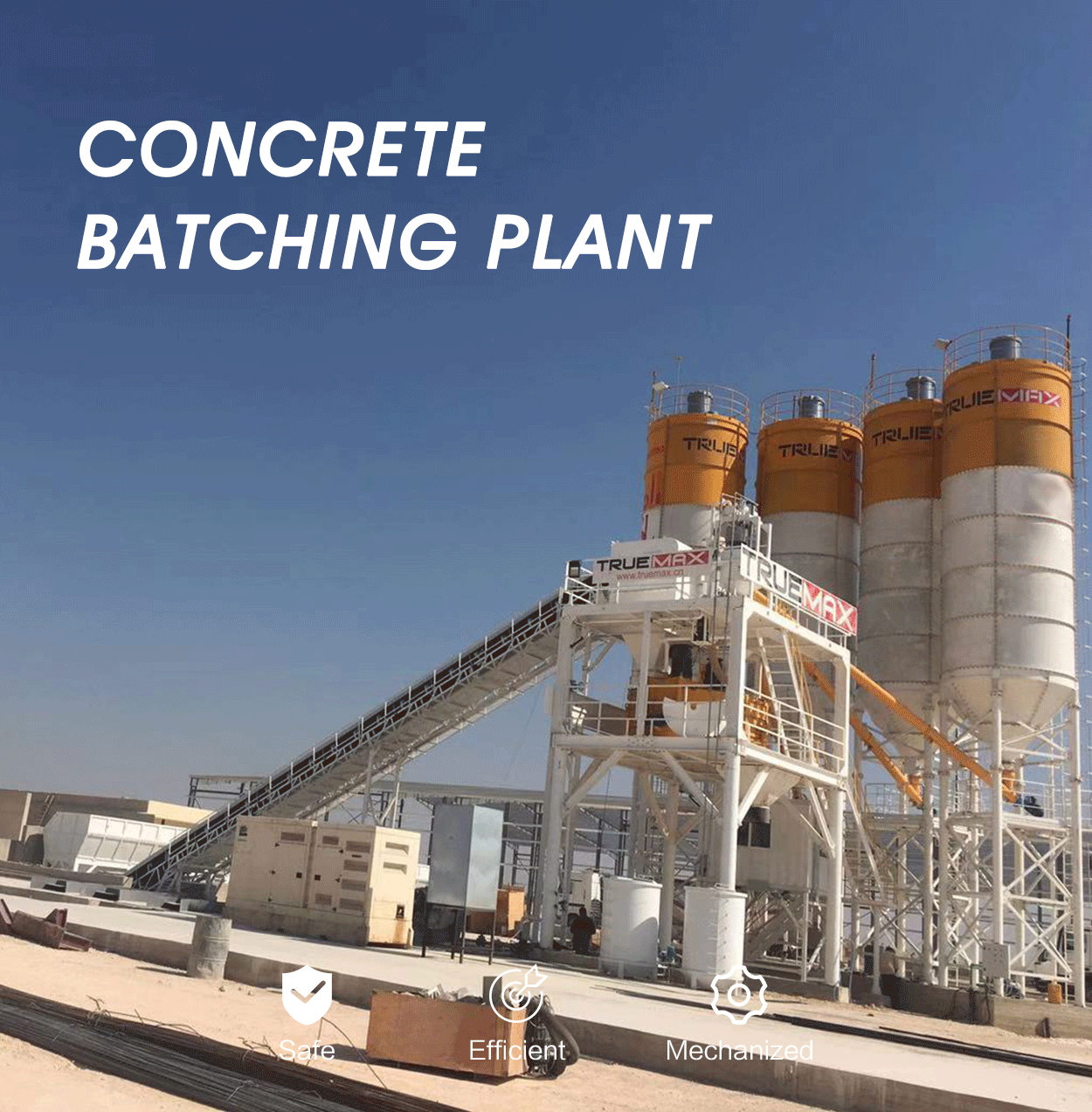 How much is a small concrete batching plant